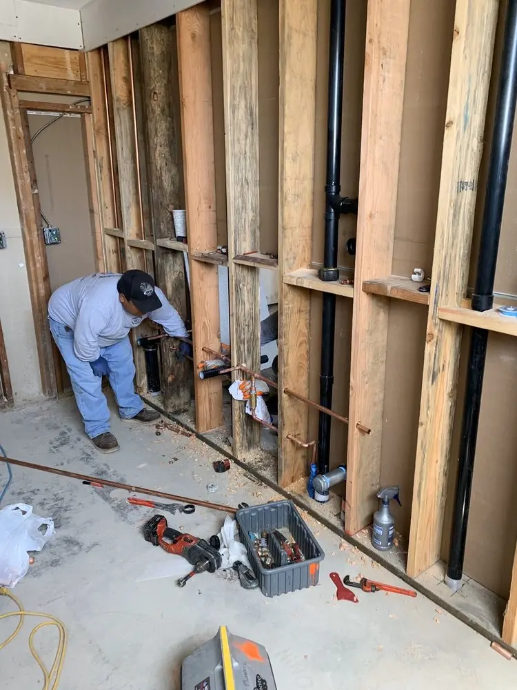 Commercial rough-in plumbing for Gas Line Repair in Fort Bliss